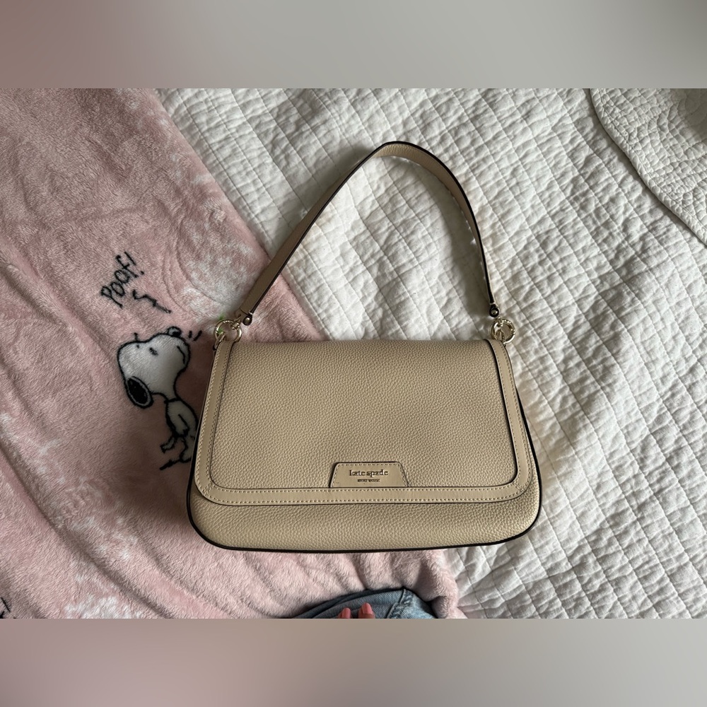 kate spade Beige Leather Shoulder Bag